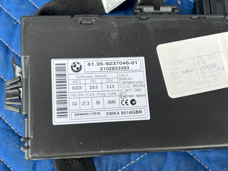 2011-2013 BMW X5 X5M E70 CAS Body Comfort Access Control Unit Module OEM #2045EM