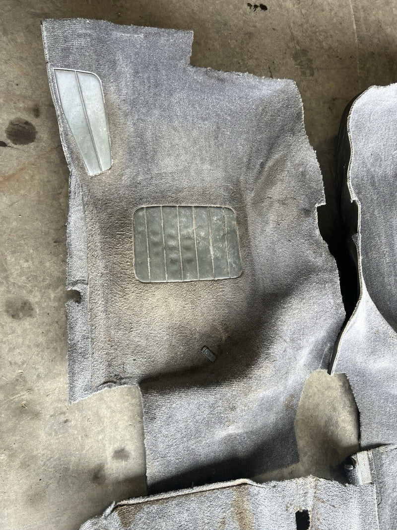 1989-1995 Volvo 740 940 Sedan Gray Molded Carpet Set Floor Cover OEM #5018E