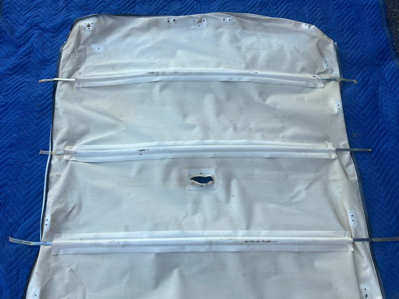 1967-1974 Volvo 140 142 Coupe Complete Vinyl Overhead Headliner White OE #4892EM