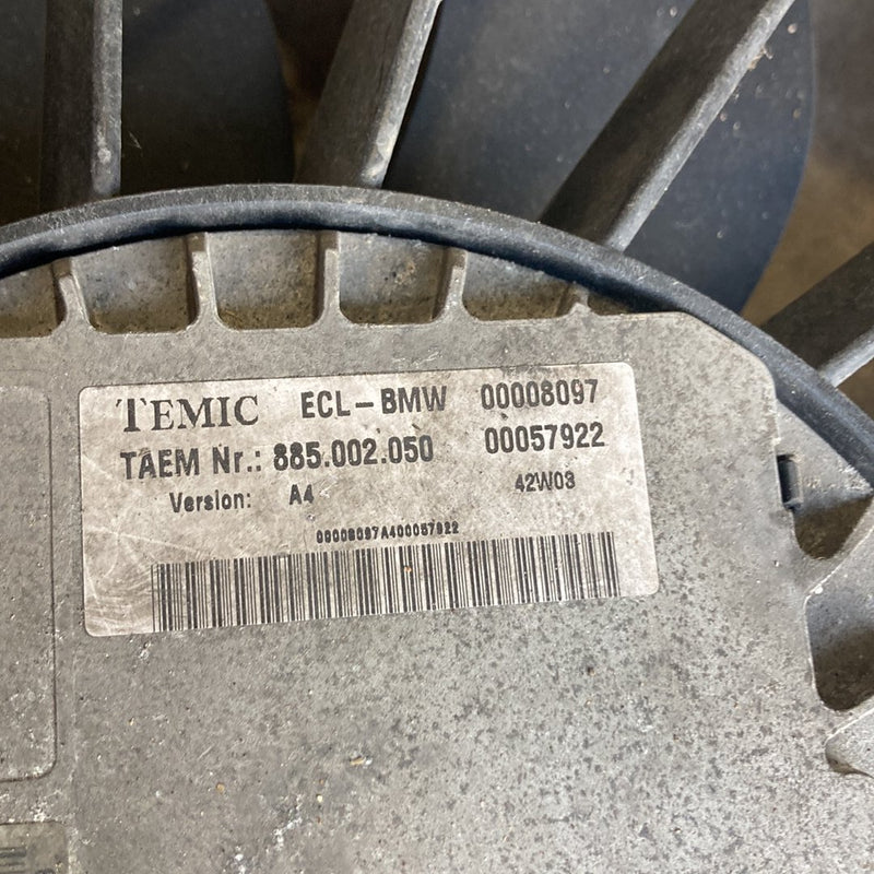 2003-2007 BMW 545i E60 Radiator Cooling Fan 7514314 7514181 00008097 OEM #4983M