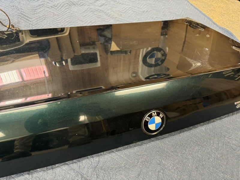 1986-1994 BMW 7 Series E32 Deck Lid Trunk Panel Green Hatch Rear OEM #1075M