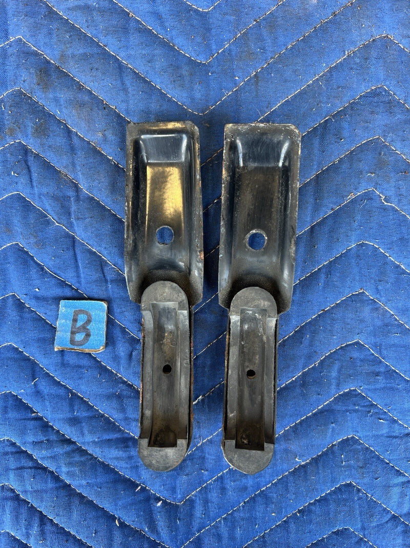 1986-1993 Volvo 240 244 245 Front Radiator Mounting Brackets Pair OEM #3791E
