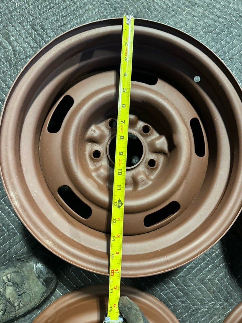 1969 Corvette C3 Staggered 15x7 15x8 Rally Wheel Set Of 4 Dated OEM #4382E
