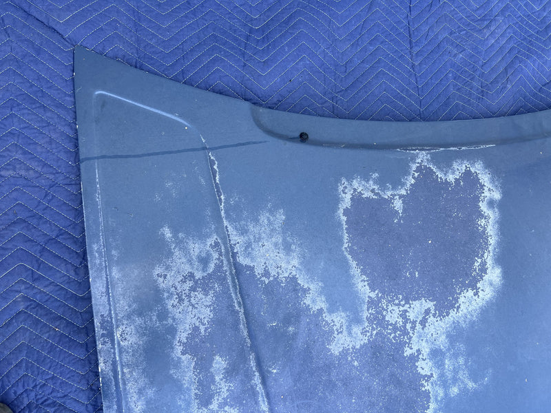 1975-1980 Volvo 244 Front Hood Panel Engine Bonnet Blue OEM #5435EM