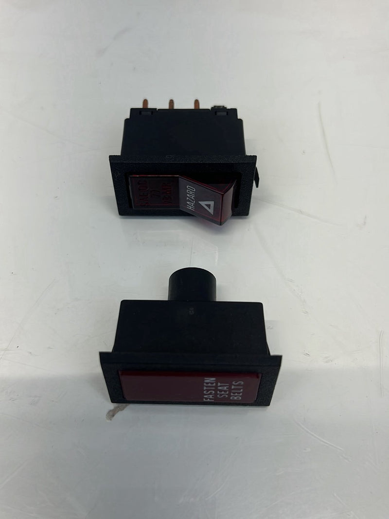 1975-1980 Volvo 244 Dash Hazard &amp; Seat Belt Warning Switch 200380 OEM #5263EM