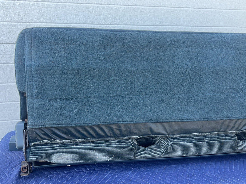 1988-1994 Chevrolet Silverado Ext Cab Rear Bench Seat Two-Tone Blue OEM #5532EM