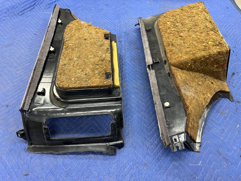 1992-1995 Volvo 940 740 Wagon Only Rear Carpet Side Panel Set Gray OEM #3198EM