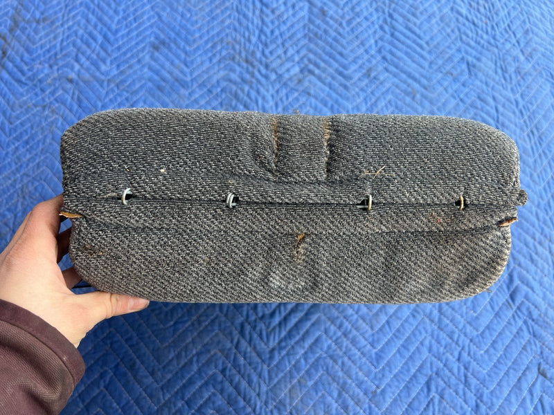 1989-1995 Volvo 740 940 Sedan Rear Seat Center Arm Rest Gray Cloth OEM #3755EM