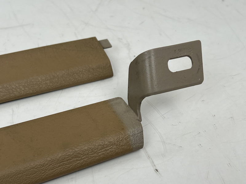 1992-1997 Volvo 850 850R Rear B to C Pillar Overhead Trim Pair Tan OEM #6792EM