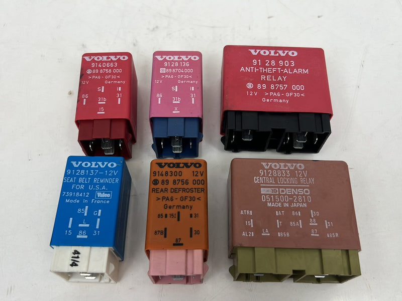 1993-1997 Volvo 850 Wiper Seat Belt Defroster Central Lock Alarm Relay OEM