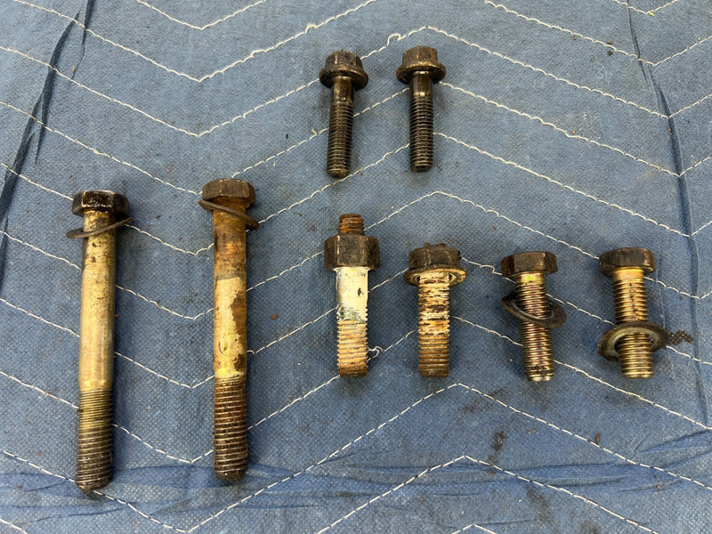 1992-1995 Volvo 940 740 2.3L Bell Housing Bolt Set AW70 AW71 OEM #3183EM