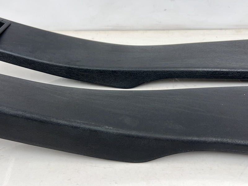 1990-1992 Volvo 740 745 940 Left & Right B Pillar Trim Pair Black OEM #5865EM