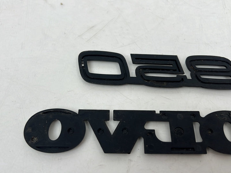 1993-1997 Volvo 850 Rear Hatch Emblem Badge Logo Set OEM