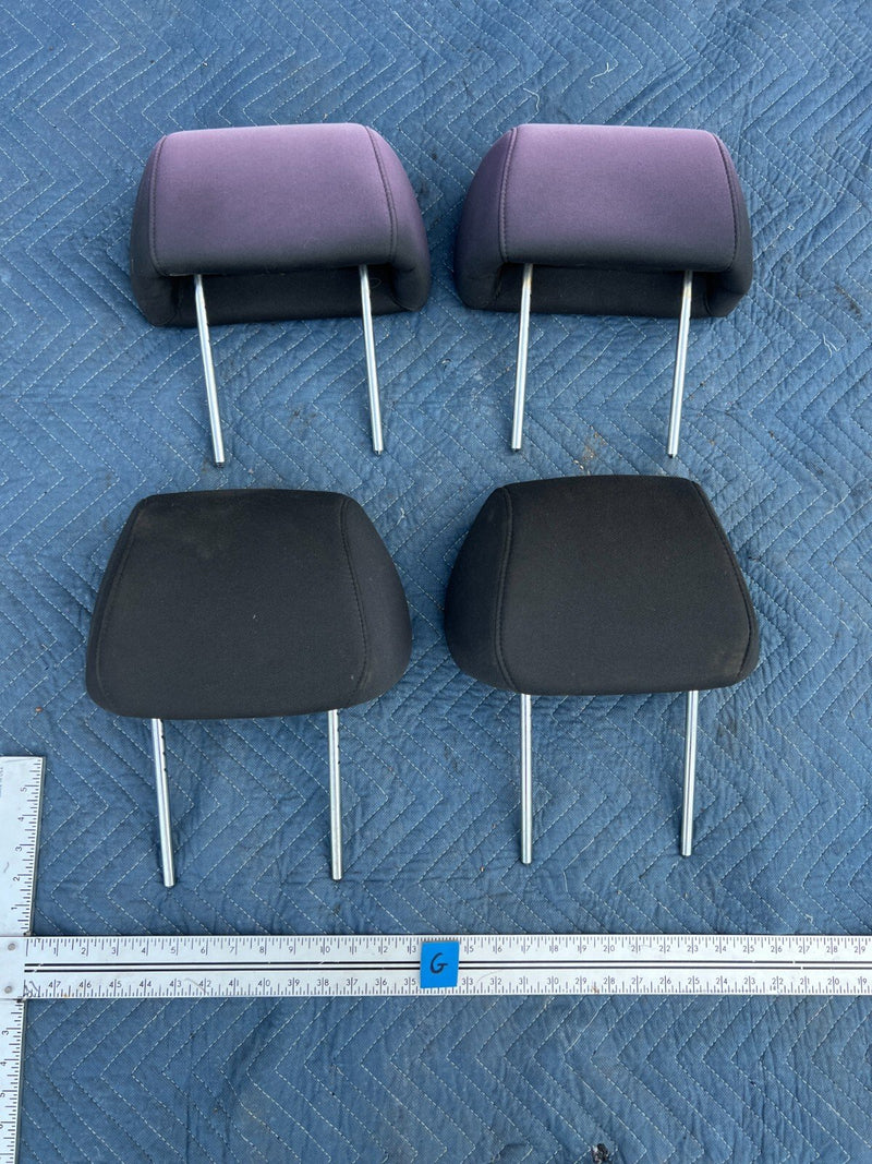 2006-2010 Pontiac G6 Front & Rear Head Rest Set of 4 Black Cloth Seat OEM #4DU