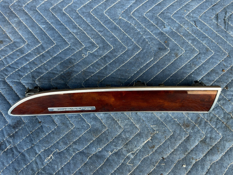 2005-2011 Audi A6 Front Dash Passenger Right RH Trim Wood 4F1853190S OEM #3462EM
