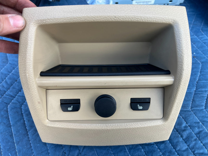 2011-2017 BMW X3 F25 Rear Center Console Trim Compartment & Switches OEM #2371EM