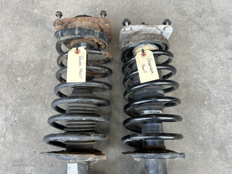 1998-2000 Volvo V70R V70 S70 Turbo Front Strut Pair Loaded Coil Spring #4123E