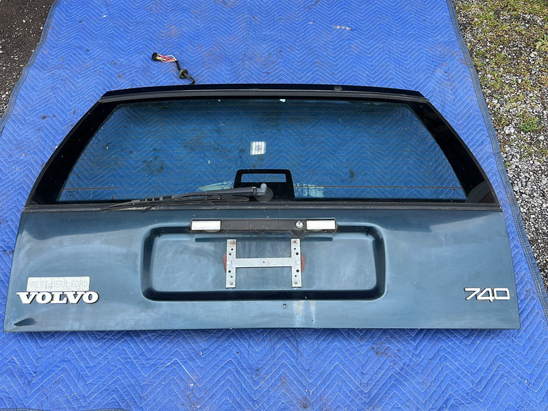 1990-1992 Volvo 740 745 940 Wagon Only Rear Hatch Panel Assembly Blue Green OEM #5999EM