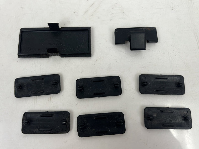 1990-1992 Volvo 740 745 940 Center Console Trim Clip Cap Set Black 1307727 OEM #5982EM
