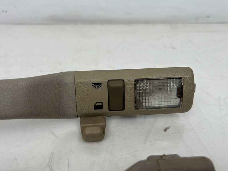 1993-1997 Volvo 850 Overhead Grab Handle Set of 4 w/ Lights Beige OEM