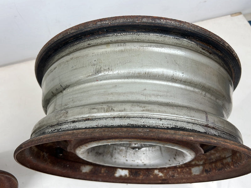 1975-1980 Volvo 244 240 14" Steel Wheel Rim Pair 5.5Jx14x20 OEM #5405EM
