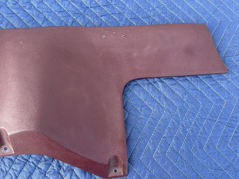 1995-1999 Chevy Silverado GMC Driver Knee Bolster Kick Trim Maroon OEM #5512EM