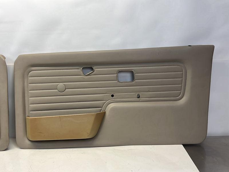 BMW 325i 318i E30 Beige Interior Door Card Panel Trim Set of 4 OEM #5538EM