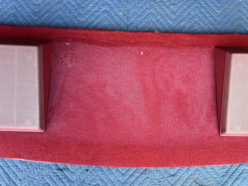 1980-1985 Cadillac Seville Rear Parcel Hat Shelf Red Interior OEM #3410M