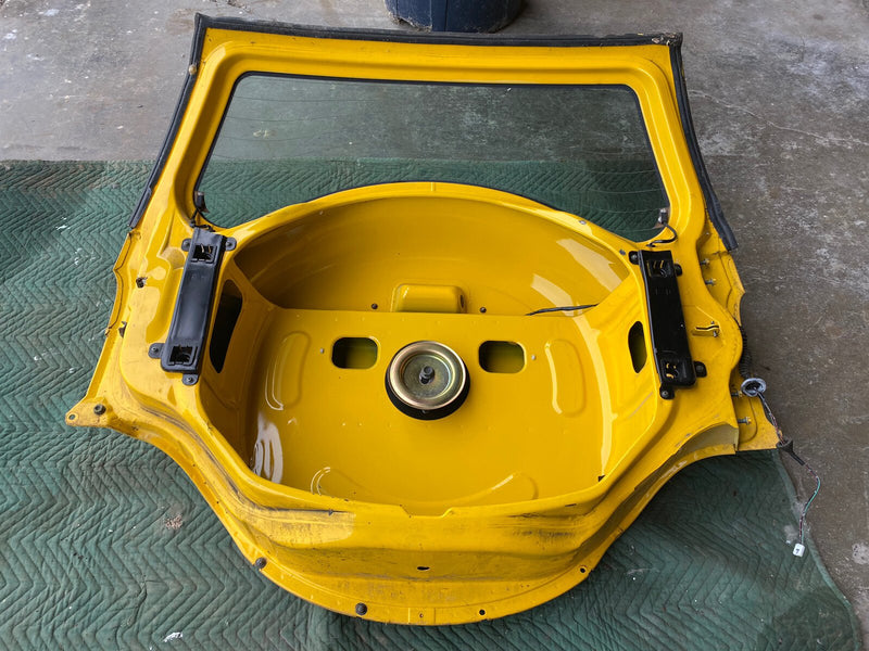99-01 Isuzu Vehicross Rear Door Hatch Gate & Window Yellow OEM #636E