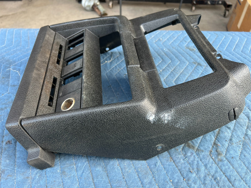 1986-1993 Volvo 240 244 245 Center Dash Trim Radio Surround Black OEM #4379EM