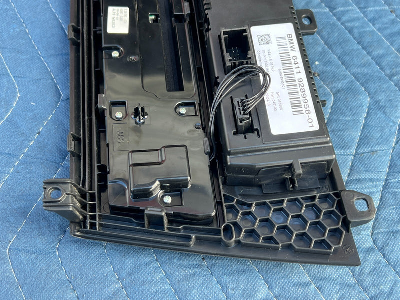 2011-2017 BMW X3 F25 Center Dash Climate Control Stereo Switch Panel OEM #2382EM