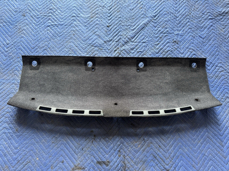1986-1993 Volvo 240 244 Rear Parcel Shelf Trim Insert Panel Gray Black OE #4864E