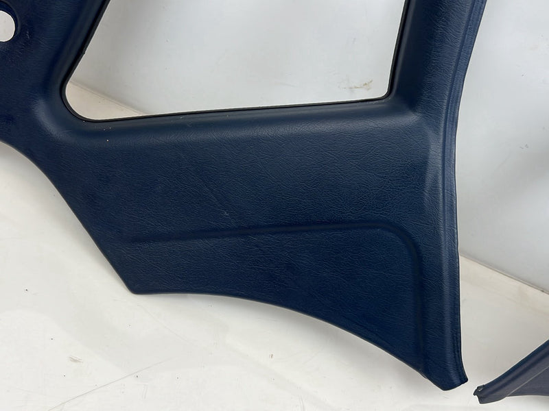 1975-1980 Volvo 244 240 Right & Left C Pillar Trim Blue *Sedan Only* OEM #5351EM