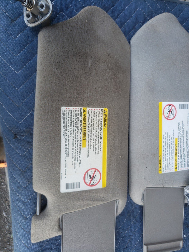 2000-2005 Chevy Impala Right & Left Sun Visor Shade Cloth Pair OEM #2174CN