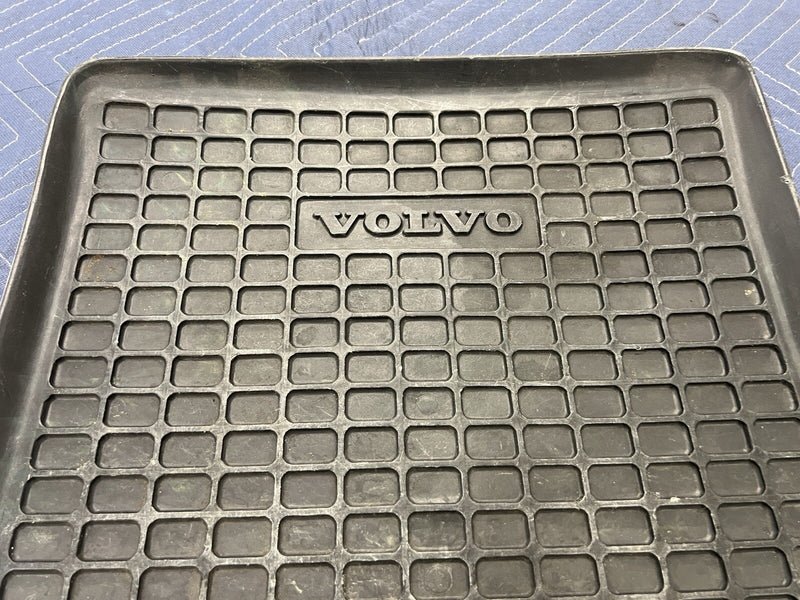 Volvo 240 242 244 245 Left & Right Rear Waffle Floor Mat Pair Black OEM #3911E