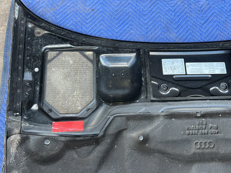 1996-2003 Audi S8 D2 A8 Engine Bonnet Hood Panel Brilliant Black OEM #6428EM