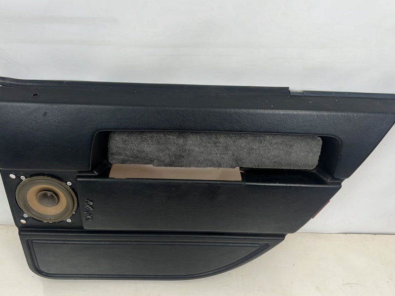 1990-1992 Volvo 740 745 940 Wagon Door Card Trim Panel Set of 4 Black OE #5977EM