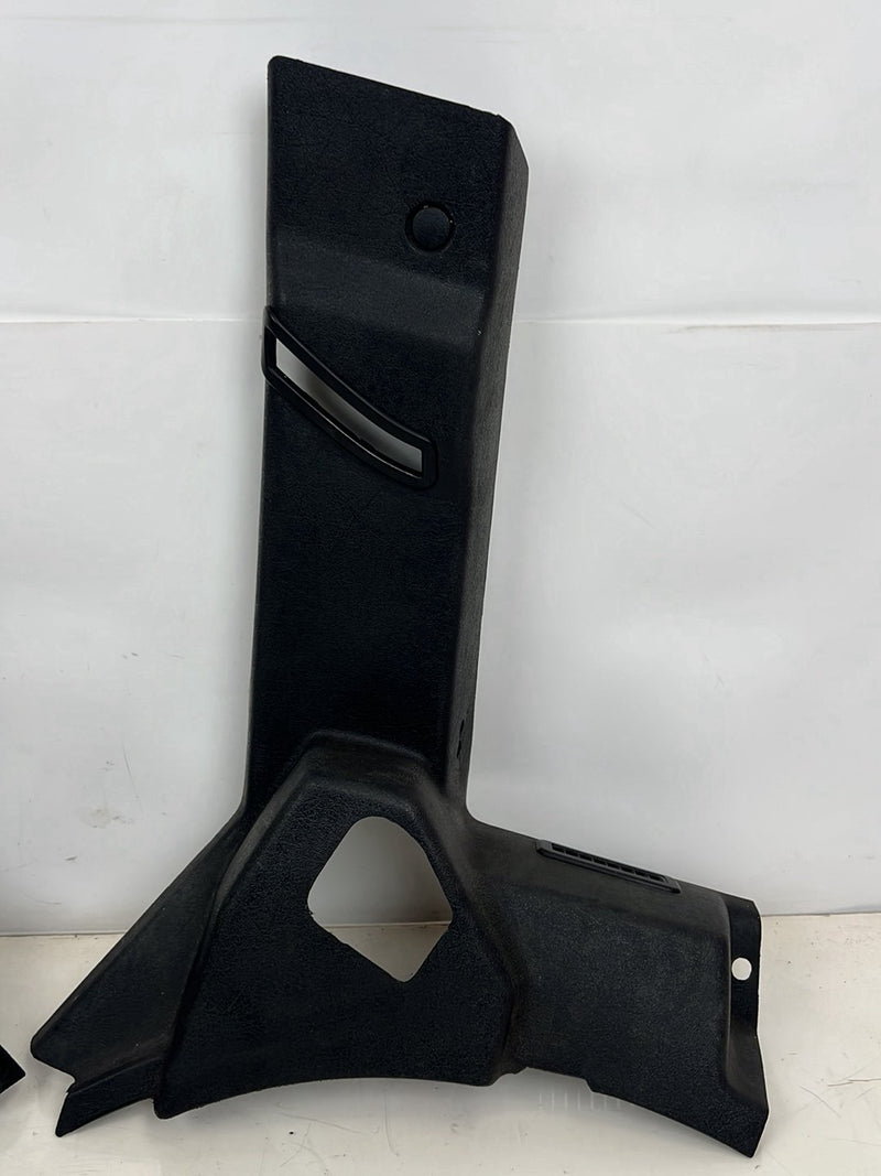 1990-1992 Volvo 740 745 940 Wagon Right & Left C Pillar Trim Black OEM #5869EM