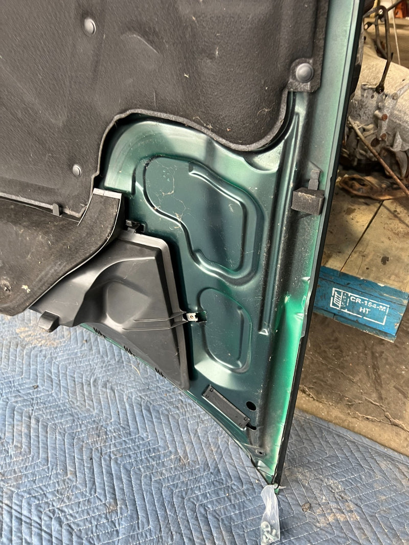 1998-2003 Mercedes W210 E320 Hood Panel Engine Bonnet w/ Grille Green OE #4741EM