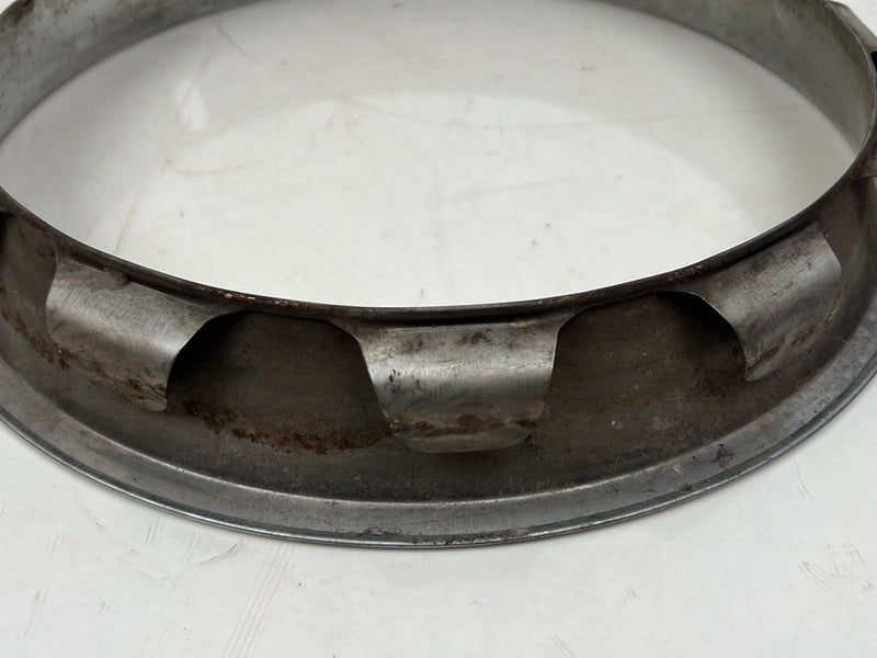1975-1980 Volvo 244 240 14” Steel Wheel Trim Ring Chrome OEM #5400EM