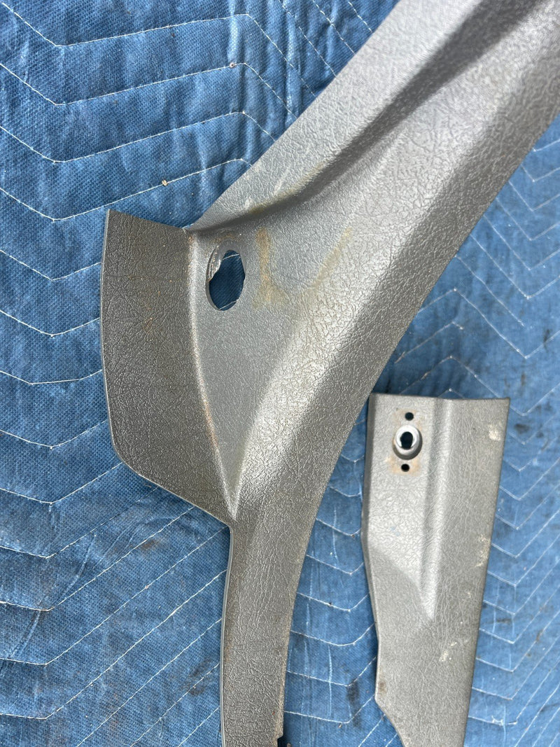 1989-1995 Volvo 740 940 Sedan Rear Right & Left Seat Trim Pair Gray OEM #3671EM