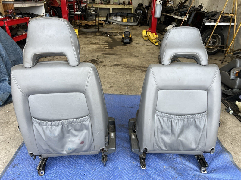 1993-1997 Volvo 850 850R Front Charcoal Seat Pair Left & Right OEM #4409E