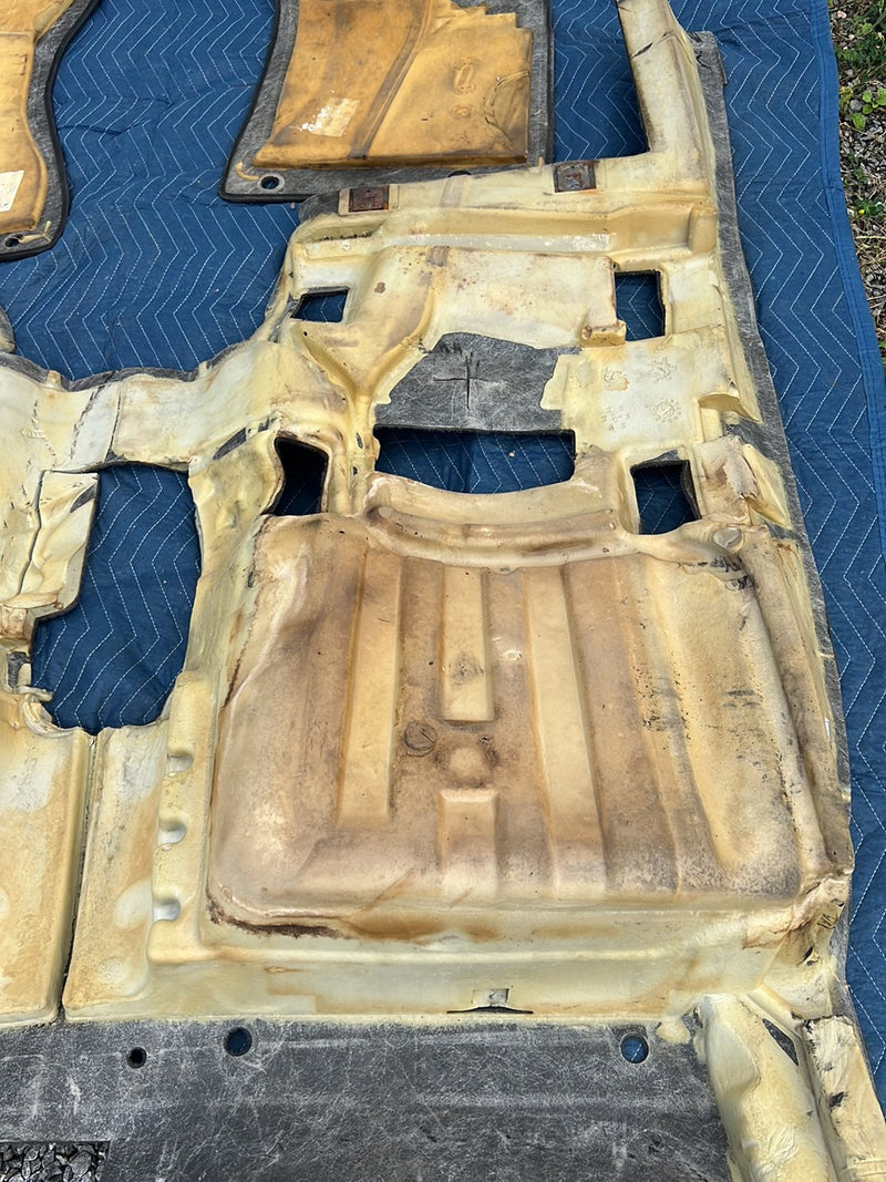 1996-2003 Audi S8 D2 A8 Front Rear Left Right Molded Carpet Set Gray OEM #6480EM