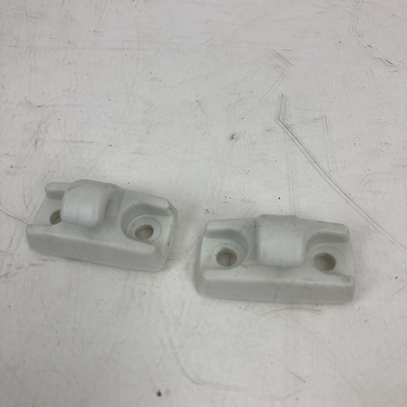 1981-1985 Volvo 240 245 Sun Visor Retaining Clip Pair 1244770 OEM