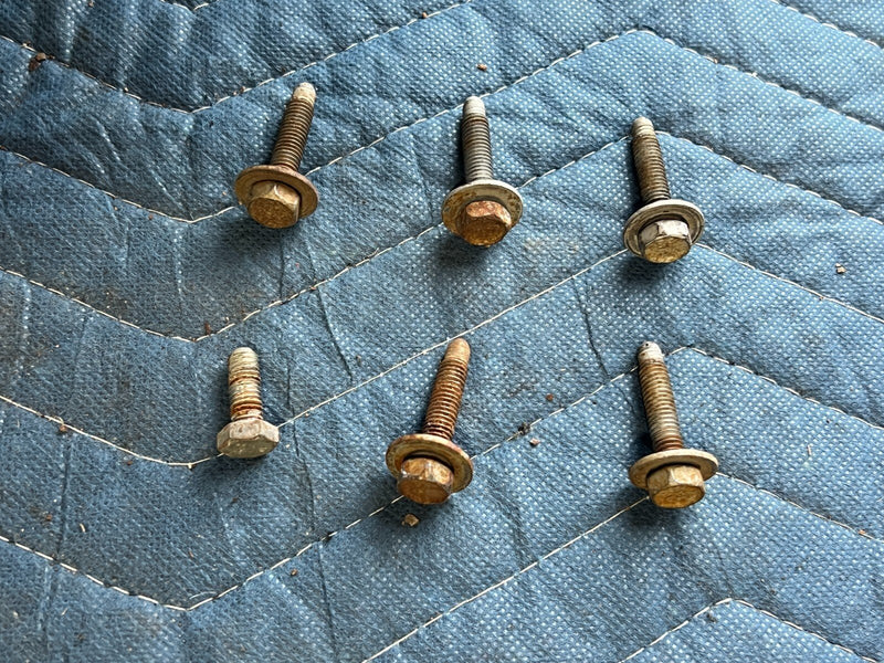 1999-2007 Chevy Silverado Wiper Transmission Hardware Bolts 6pcs OEM #1595CN