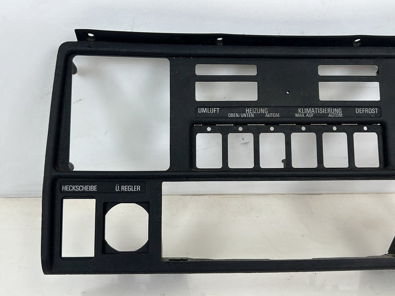 1980-1987 BMW E23 7 Series A/C Heat HVAC Climate Control Trim Panel OEM #5632EM