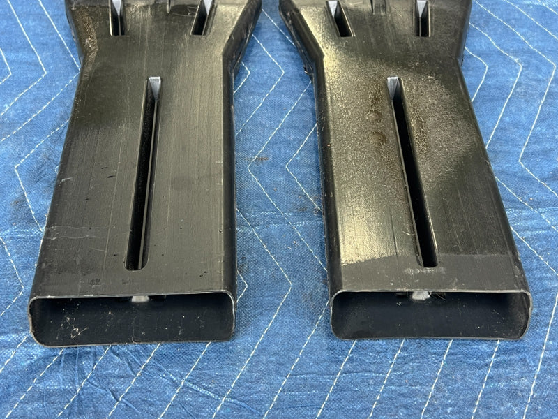 1986-1993 Volvo 240 244 245 HVAC Heat A/C Below Seat Duct Vent Pair OEM #4434EM