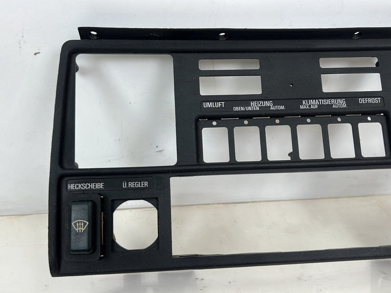 1980-1987 BMW E23 7 Series A/C Heat HVAC Climate Control Trim Panel OEM #5633EM