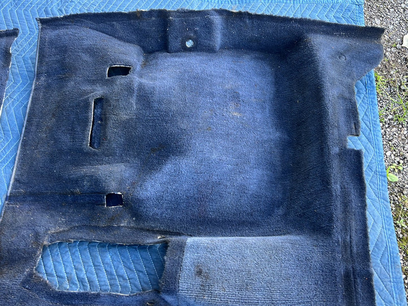 1975-1980 Volvo 244 240 Sedan Only Blue Molded Carpet Set Front Rear OEM #5403EM