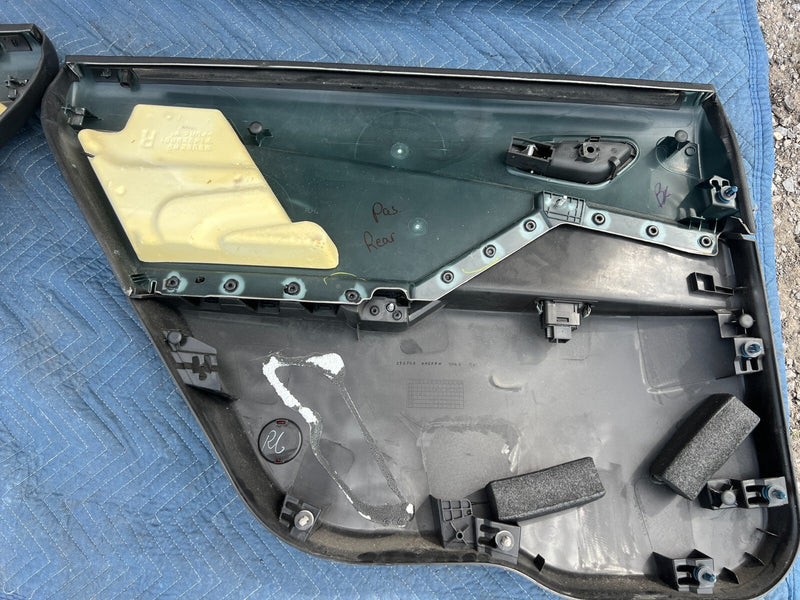 2006-2010 Pontiac G6 Door Card Set of 4 Trim Panel Sedan Black OEM #3DU